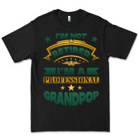 Black i'm not retired i'm a professional grandpop Premium Tee - Jasminsmagicworld