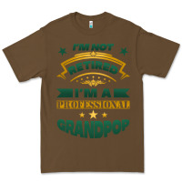 Cacao i'm not retired i'm a professional grandpop Premium Tee - Jasminsmagicworld