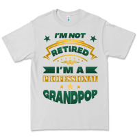 Dove Grey i'm not retired i'm a professional grandpop Premium Tee - Jasminsmagicworld