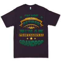 Plum i'm not retired i'm a professional grandpop Premium Tee - Jasminsmagicworld