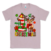 Lilac my first christmas reindeer Classic Tee - MaliasSmallBusiness