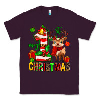 Plum my first christmas reindeer Classic Tee - MaliasSmallBusiness