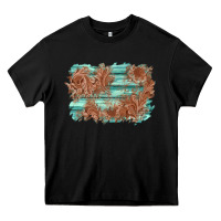 Black wood leather background Heavy Core Tee - AdoDesignShop