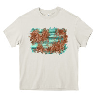 Wood Leather Background Heavy Core Tee | Teevron
