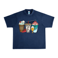 Navy western volleyball coffee cups bbs Urban Heavy Tee - BundleAndBundleShop