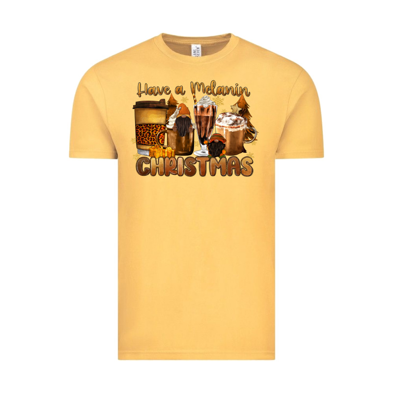 Have A Melanin Christmas Coffee Cups Vintage Tee by MaliasSmallBusiness | Teevron