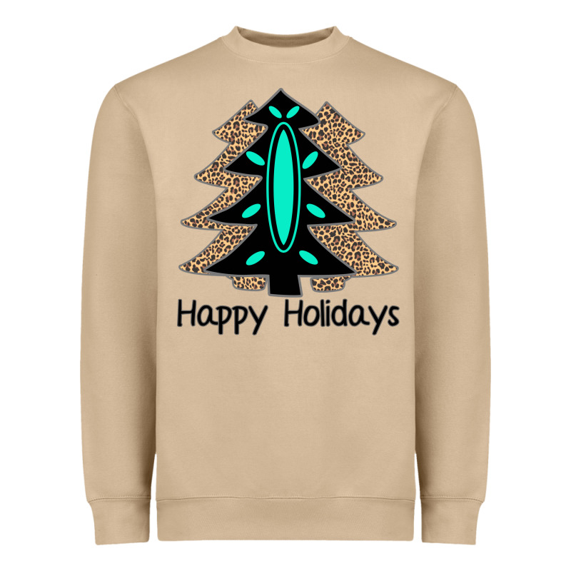Happy Holidays Tree Heavyweight Sweatshirt by Bettercallsaul | Teevron