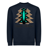 Navy Happy Holidays Tree Heavyweight Sweatshirt - Bettercallsaul