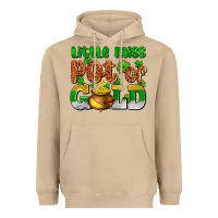 Mushroom St. Patrick's little miss pot of gold Heavyweight Hoodie - OliviaCreatesArt