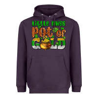 Plum St. Patrick's little miss pot of gold Heavyweight Hoodie - OliviaCreatesArt