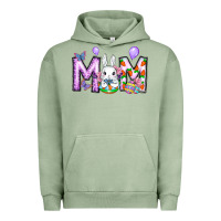 Pigment Oil Green easter day mom Urban Hoodie - CowhideDigitalArt