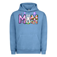 Pigment Pebble Blue easter day mom Urban Hoodie - CowhideDigitalArt