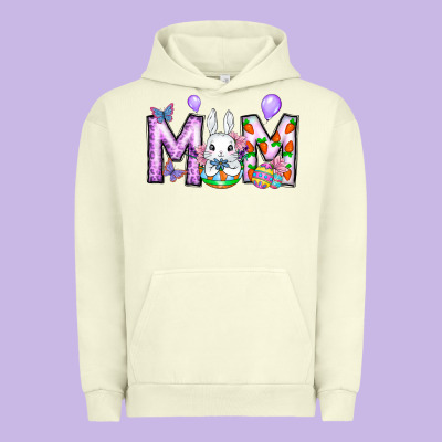 Easter Day Mom Urban Hoodie Designed By Cowhidedigitalart