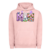 Pigment Salmon easter day mom Urban Hoodie - CowhideDigitalArt