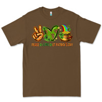 Cacao peace love st patricks day Premium Tee - NancyCooperArtShop