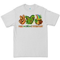 Peace Love St Patricks Day Premium Tee | Teevron