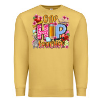 Antique Gold Easter Day One hip Teacher Premium Sweatshirt - OliviaCreatesArt