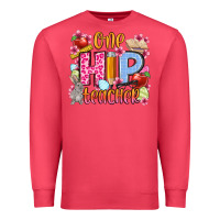 Cardinal Easter Day One hip Teacher Premium Sweatshirt - OliviaCreatesArt