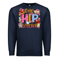 Navy Easter Day One hip Teacher Premium Sweatshirt - OliviaCreatesArt