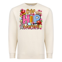 Sandshell Easter Day One hip Teacher Premium Sweatshirt - OliviaCreatesArt