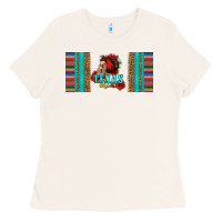 Bone texas chica skull with bandana Ladies Tee - Jasminsmagicworld