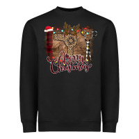 Merry Christmas Hairdresser Heavyweight Sweatshirt | Teevron