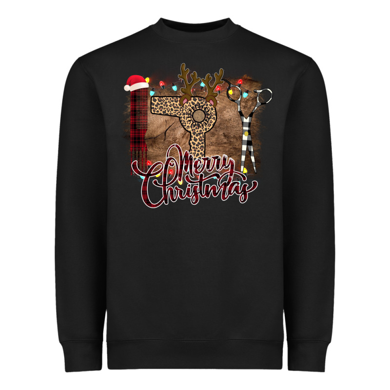 Merry Christmas Hairdresser Heavyweight Sweatshirt by Bettercallsaul | Teevron