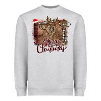 Heather Grey Merry Christmas Hairdresser Heavyweight Sweatshirt - Bettercallsaul