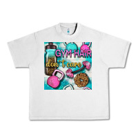 Lunar Rock gym hair don't care clasp and water bottle with glitter seamless patte Urban Heavy Tee - BundleAndBundleShop