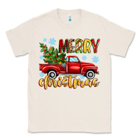 Natural merry christmas truck Classic Tee - MaliasSmallBusiness