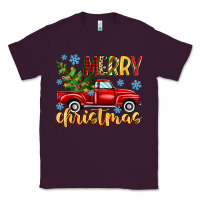 Plum merry christmas truck Classic Tee - MaliasSmallBusiness