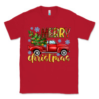 Red merry christmas truck Classic Tee - MaliasSmallBusiness