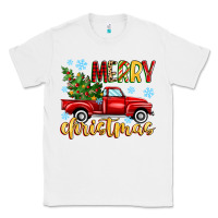 White merry christmas truck Classic Tee - MaliasSmallBusiness
