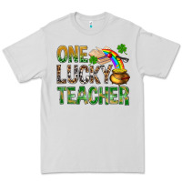 Dove Grey one lucky teacher st patricks Premium Tee - NancyCooperArtShop