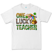 White one lucky teacher st patricks Premium Tee - NancyCooperArtShop