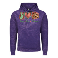 Cloud Purple Peace Love Cockapoo Vintage Hoodie - Jasminsmagicworld