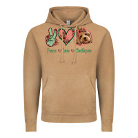 Vintage Camel Peace Love Cockapoo Vintage Hoodie - Jasminsmagicworld