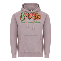 Vintage Zinc Peace Love Cockapoo Vintage Hoodie - Jasminsmagicworld
