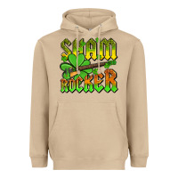 Mushroom St. Patrick’s Day sham rocker with guitar Heavyweight Hoodie - OliviaCreatesArt