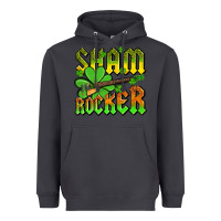 Smoke St. Patrick’s Day sham rocker with guitar Heavyweight Hoodie - OliviaCreatesArt