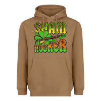 Toasted Coconut St. Patrick’s Day sham rocker with guitar Heavyweight Hoodie - OliviaCreatesArt
