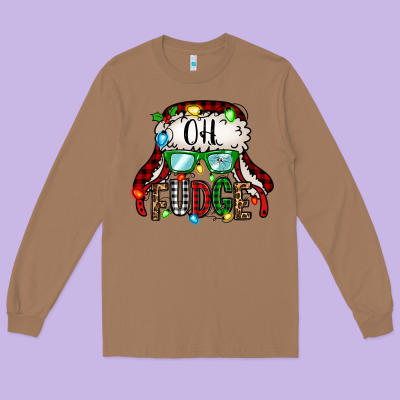 Oh Fudge Christmas Story Long Sleeve Tee Designed By Jasminsmagicworld