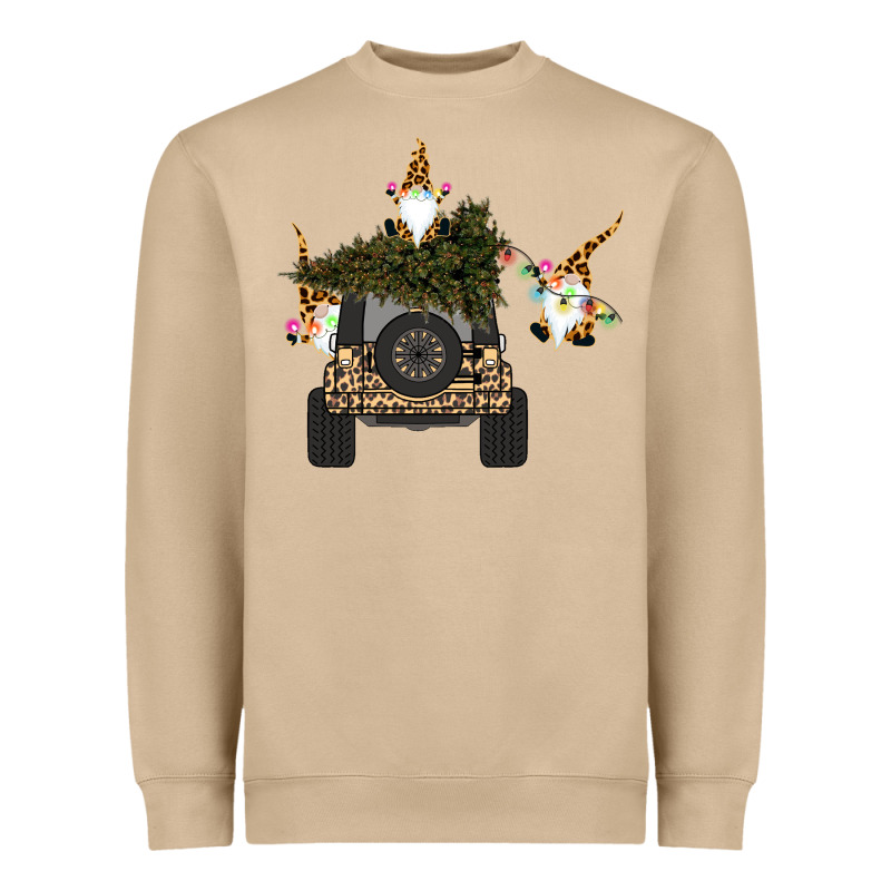 Gnomes Truck Car  Christmas Heavyweight Sweatshirt by Bettercallsaul | Teevron