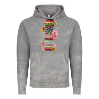 Cloud Rock floral books Vintage Hoodie - MaliasSmallBusiness
