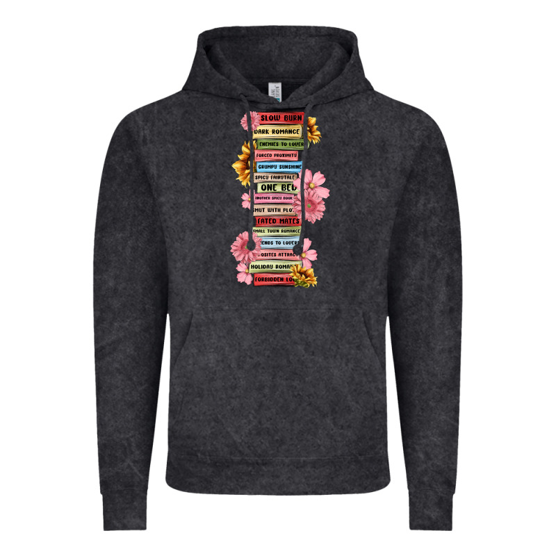 Floral Books Vintage Hoodie by MaliasSmallBusiness | Teevron