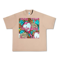 Burro hair boss and hand mirror with money and leopard seamless pattern bbs Urban Heavy Tee - BundleAndBundleShop