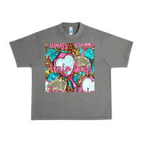 Hair Boss And Hand Mirror With Money And Leopard Seamless Pattern Bbs Urban Heavy Tee | Teevron
