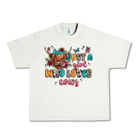 Pistachio just a girl who loves cows Urban Heavy Tee - JahusDesignShop