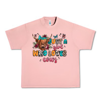 Salmon just a girl who loves cows Urban Heavy Tee - JahusDesignShop