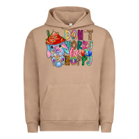 Pigment Burro DON T WORRY Be hoppy Easter Urban Hoodie - CowhideDigitalArt